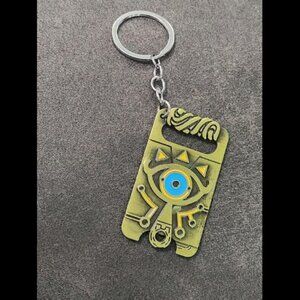 The Legend of Zelda Link Sheika Slate Keychain
